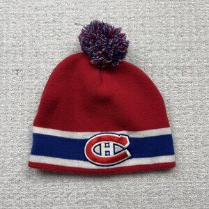 Vintage Hockey Montreal Canadiens x Puma Beanie W/ Pom Pom Winter Hat NHL